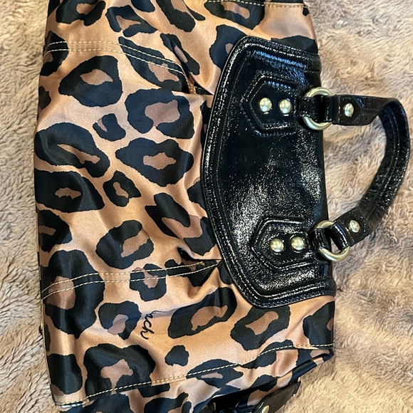 Coach leopard satchel - Picture 5 of 7
